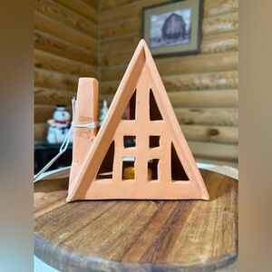 “A” FRAME Terracotta House • CHRISTMAS VILLAGE